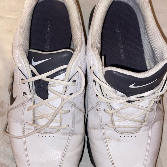 NIKE Durasport III Soft Spike Golf Shoes White Size: 9 - Picture 5 of 10